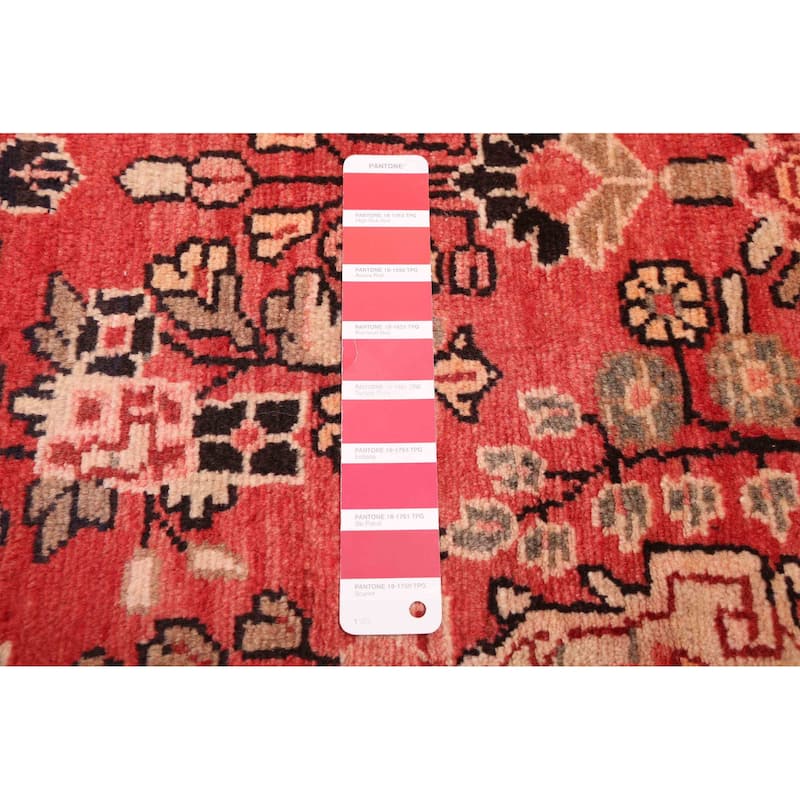 ECARPETGALLERY Hand-knotted Andelz Light Red Wool Rug - 2'7 x 9'8