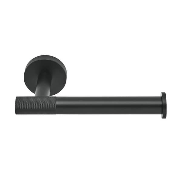 slide 2 of 2, Avallon Toilet Paper Holder in Matte Black - MB MB