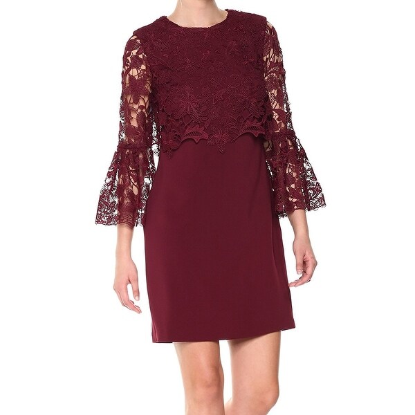 laundry by shelli segal lace sheath dress