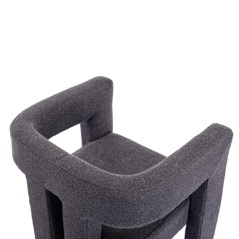 Fabric Upholstered Accent Dining Chair for Kitchen 2PCS