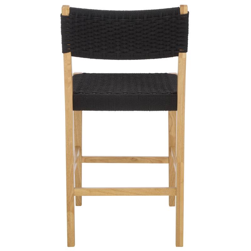 SAFAVIEH Home Dutton Woven Counter Stool - 18"W x 24"D x 37"H