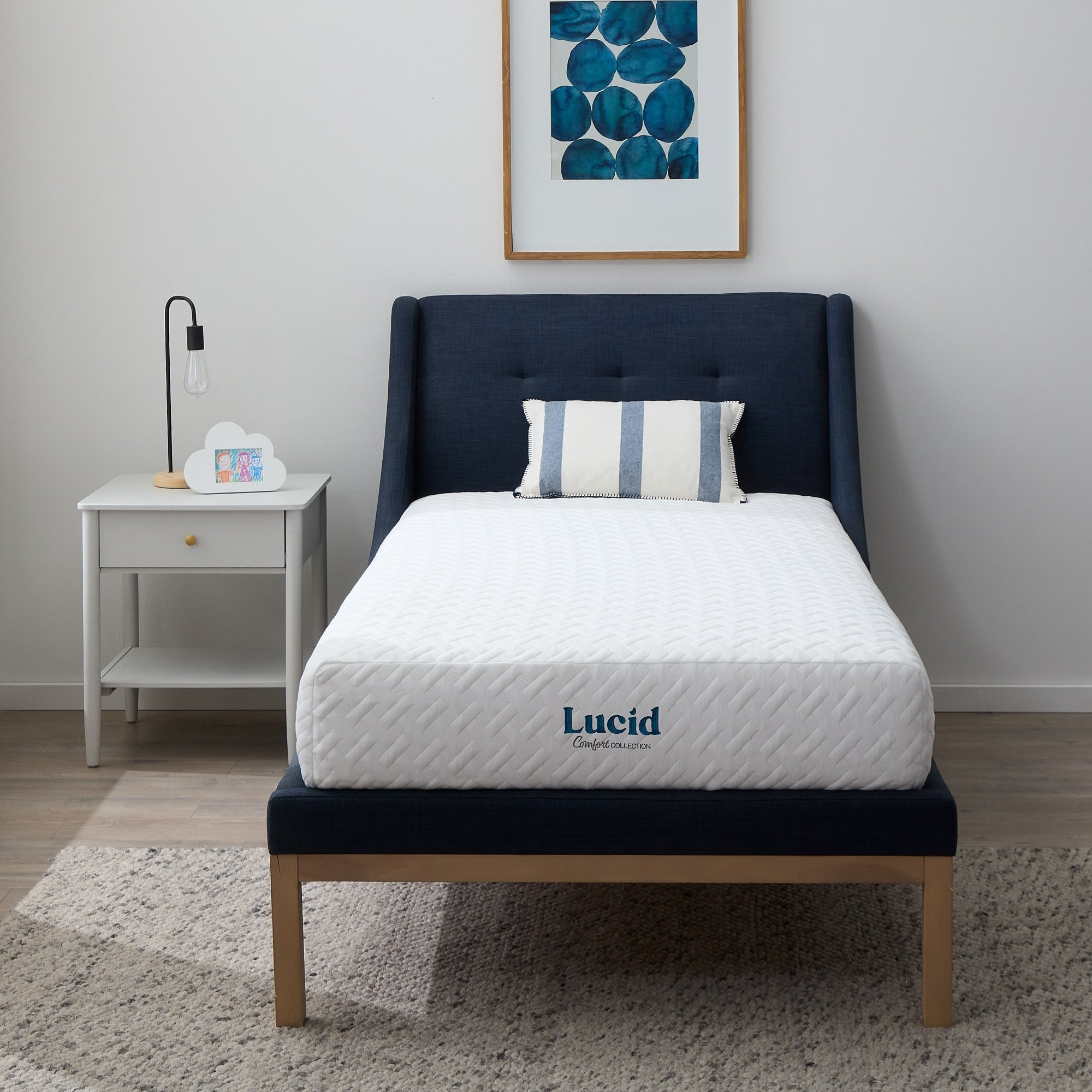 Discipline vrek Draad LUCID Comfort Collection 8-inch Gel Memory Foam Mattress - On Sale -  Overstock - 10735889