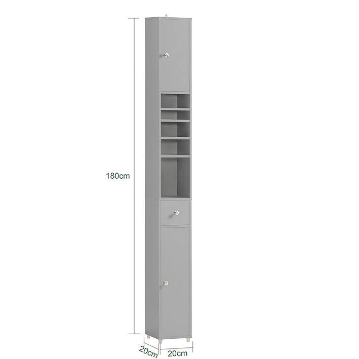SoBuy BZR34-W, Bathroom Tall Cabinet Cupboard Storage Cabinet