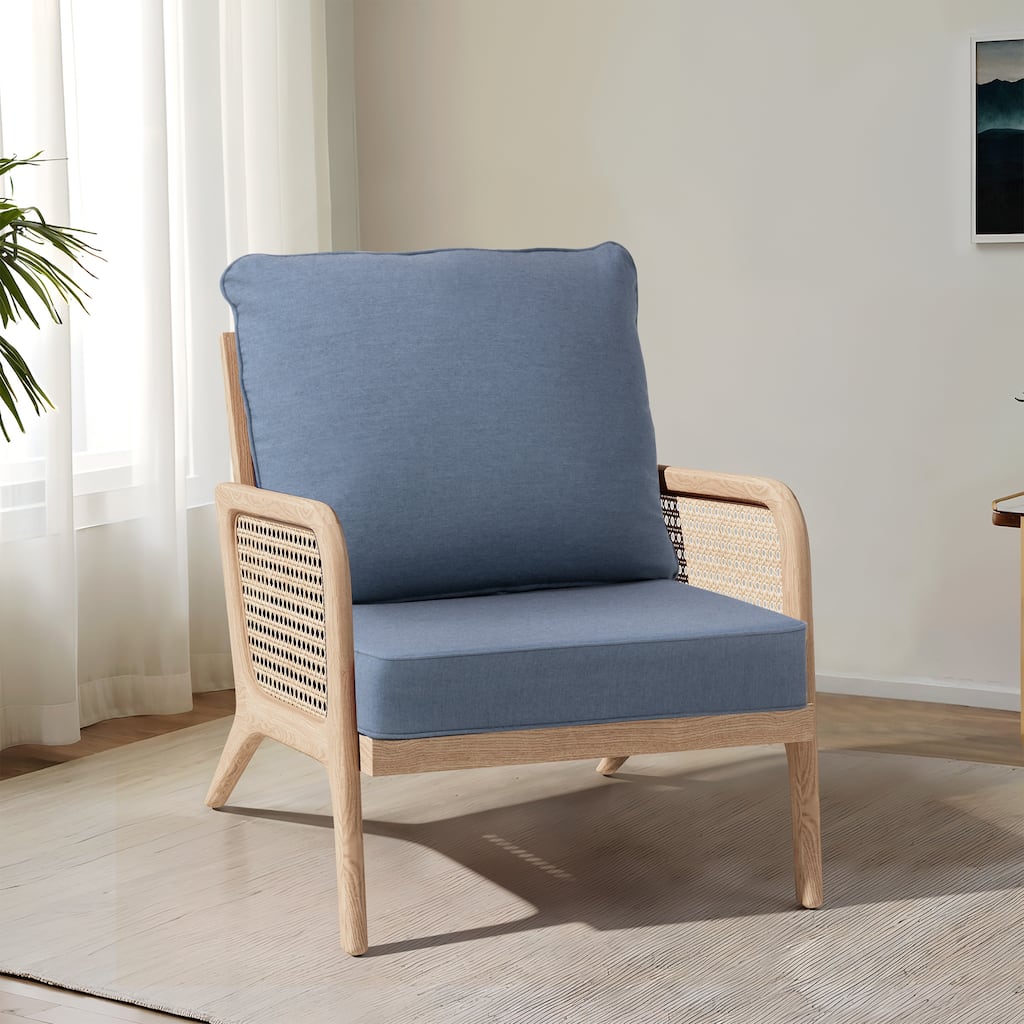 24 x 24 x 5.5 in Outdoor Patio Seat Sunbrella Fabric Cushion Set