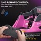 preview thumbnail 6 of 5, Aosom 12V Kids' Bumper Car, Remote Control, LED Lights, Pink