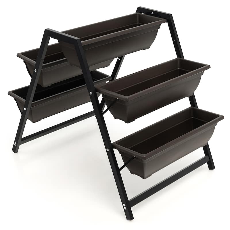 Costway 31”H Raised Garden Bed 3 Tier Vertical Planter - See Details
