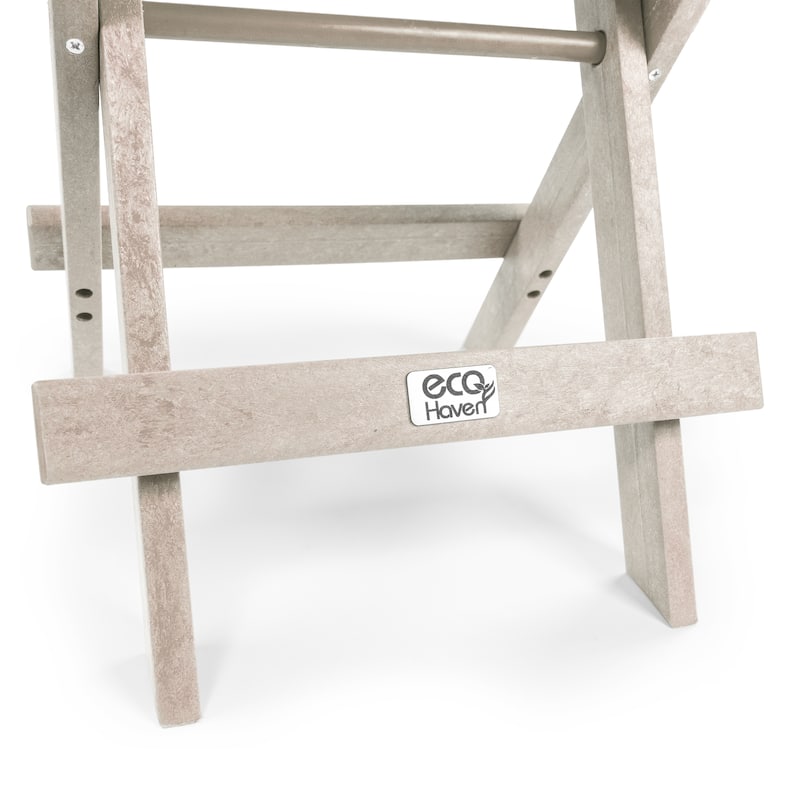 San Juan Fully Assembled All-Weather Recycled HDPE Outdoor Folding Bistro table