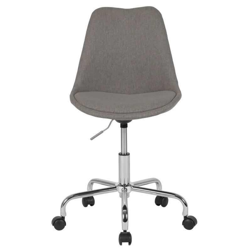 Mid-Back Fabric Task Office Chair with Pneumatic Lift