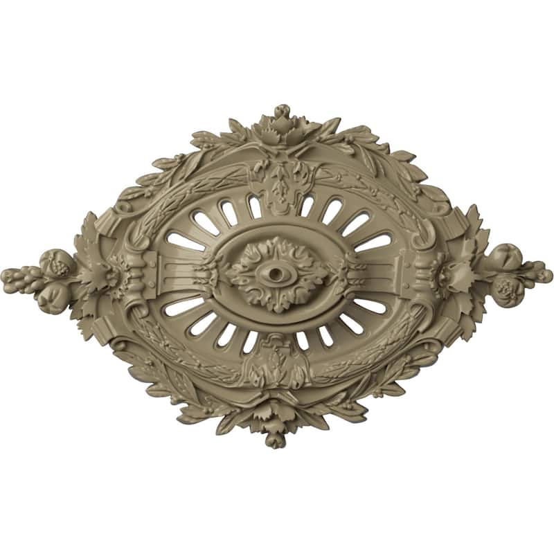 35 7/8"W x 22 1/2"H x 4 3/8"P Antonio Ceiling Medallion