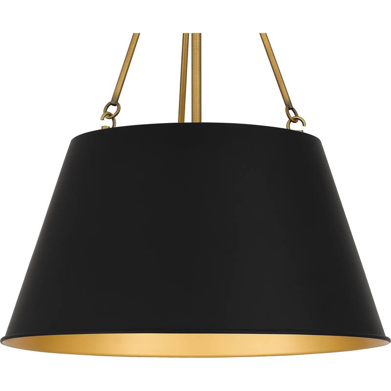Aberdale 4-Light Matte Black Pendant - Matte Black