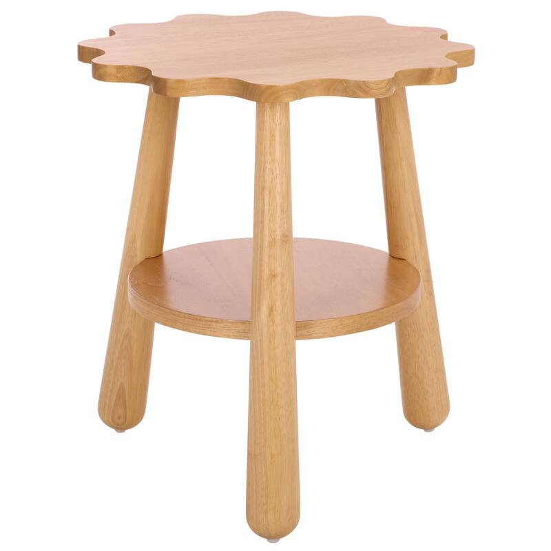 SAFAVIEH Home Forsythe Accent Table - 18"W x 18"D x 20"H - Natural