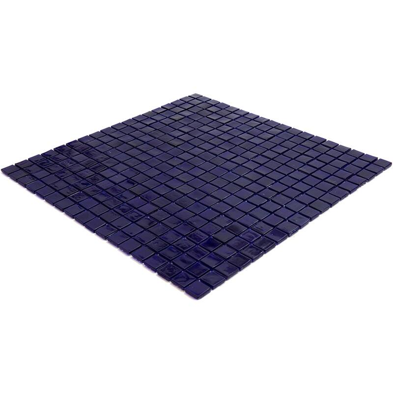 Apollo tile 12" x 12" Skosh Glossy Indigo Blue Glass Tile (18.69 sq ft/case) - 20 Pack