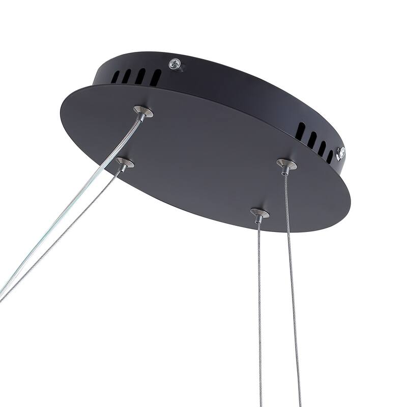 Modern Wavy Linear Design LED Pendant Light Fixture