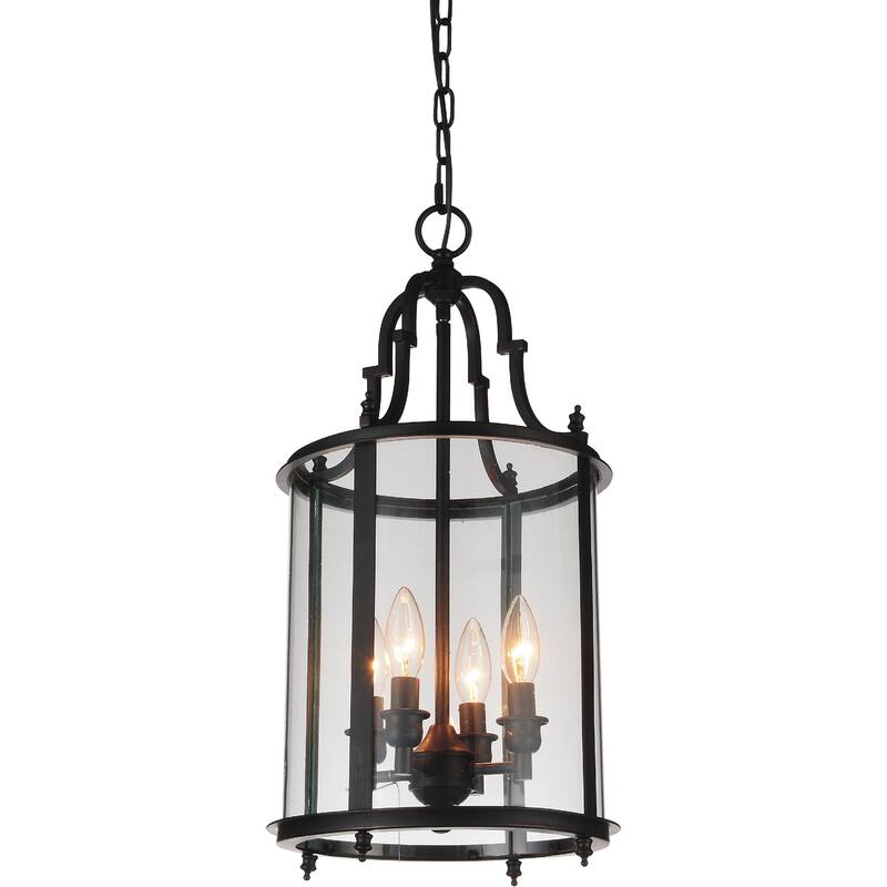 Desire 4 Light Oil Rubbed Bronze Drum Shade Mini Pendant - Oil Rubbed Bronze - Oil Rubbed Bronze