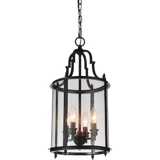 Desire 4 Light Oil Rubbed Bronze Drum Shade Mini Pendant - Oil Rubbed Bronze