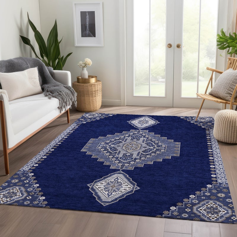 Premium Washable Super Soft Traditional Boho Mayfield Rug