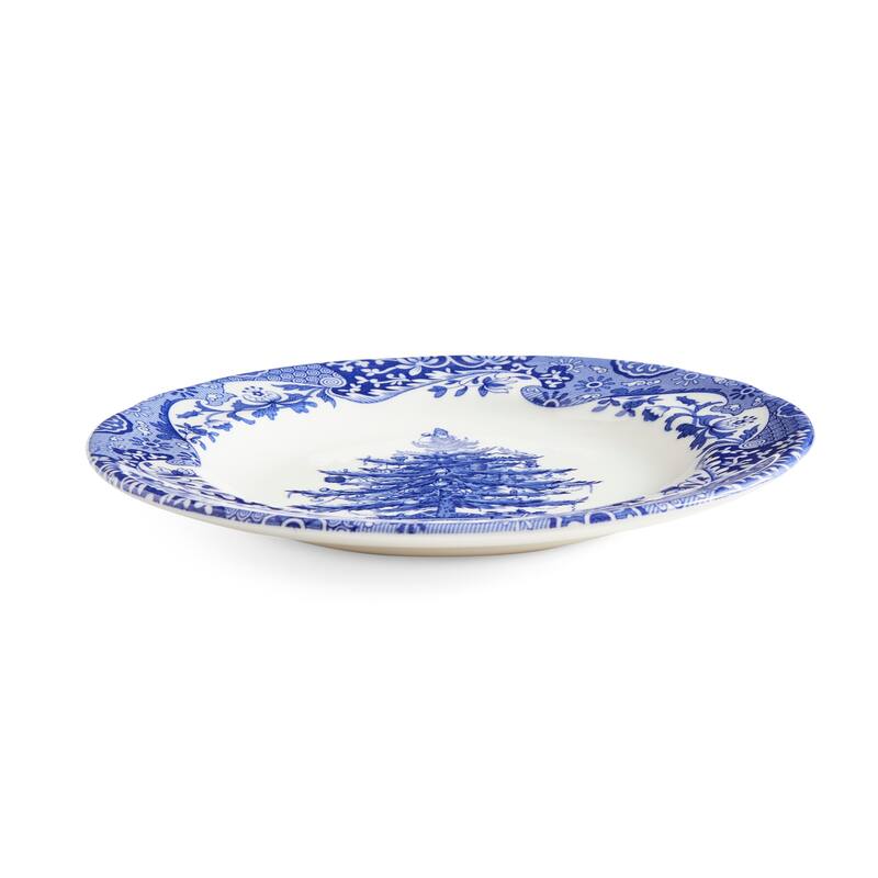 Spode Blue Italian 8 in Christmas Plate