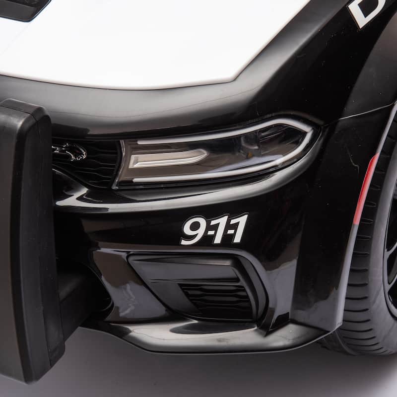 Licensed Dodge Charger,12v Kids ride on police car