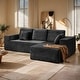 preview thumbnail 11 of 24, Oversized Loveseat Chaise Lounge Chair Indoor Comfy Deep Seat Sleeper Couch - 1 Set