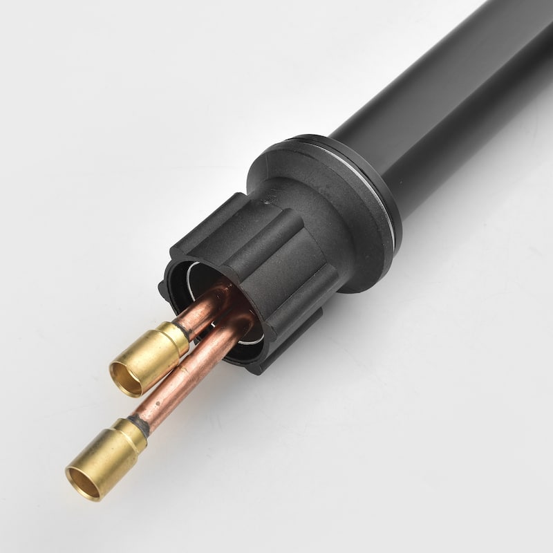 9 in.H Modern Matte Black/ Brushed Gold Single Handle Bathroom Faucet includes Hardware