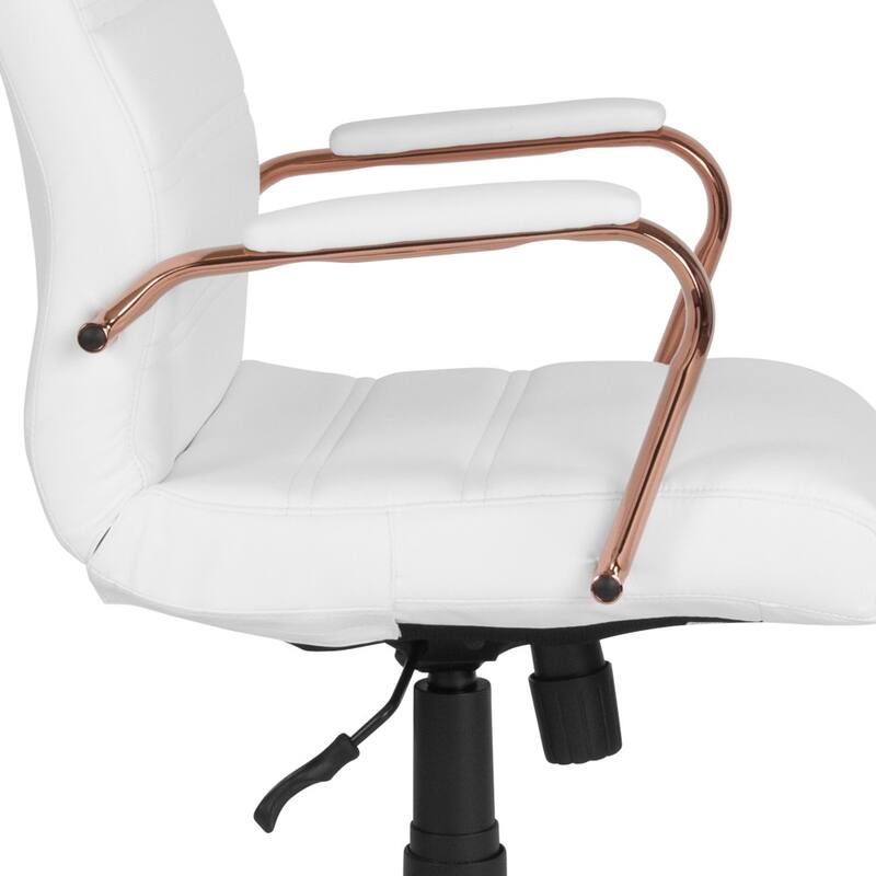 High Back LeatherSoft Executive Swivel Office Chair with Chrome Base