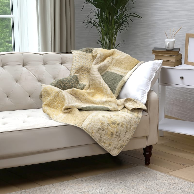 Donna Sharp Meadow Cotton Throw