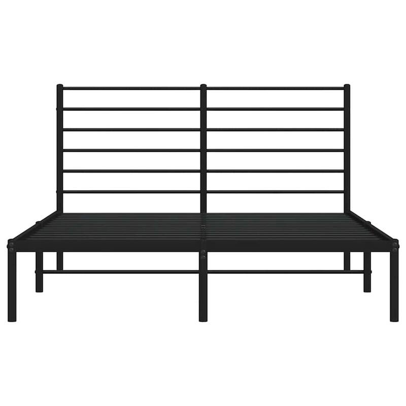 vidaXL Bed Frame Platform Bed Frame with Back Support for Bedroom Furniture