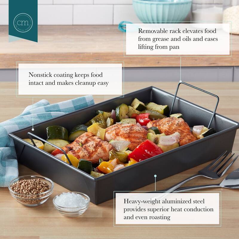 Chicago Metallic Roaster/Broiler w/Rack