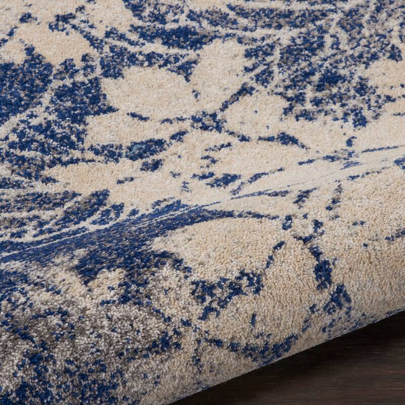 Nourison Tranquil Contemporary Abstract Floral Area Rug