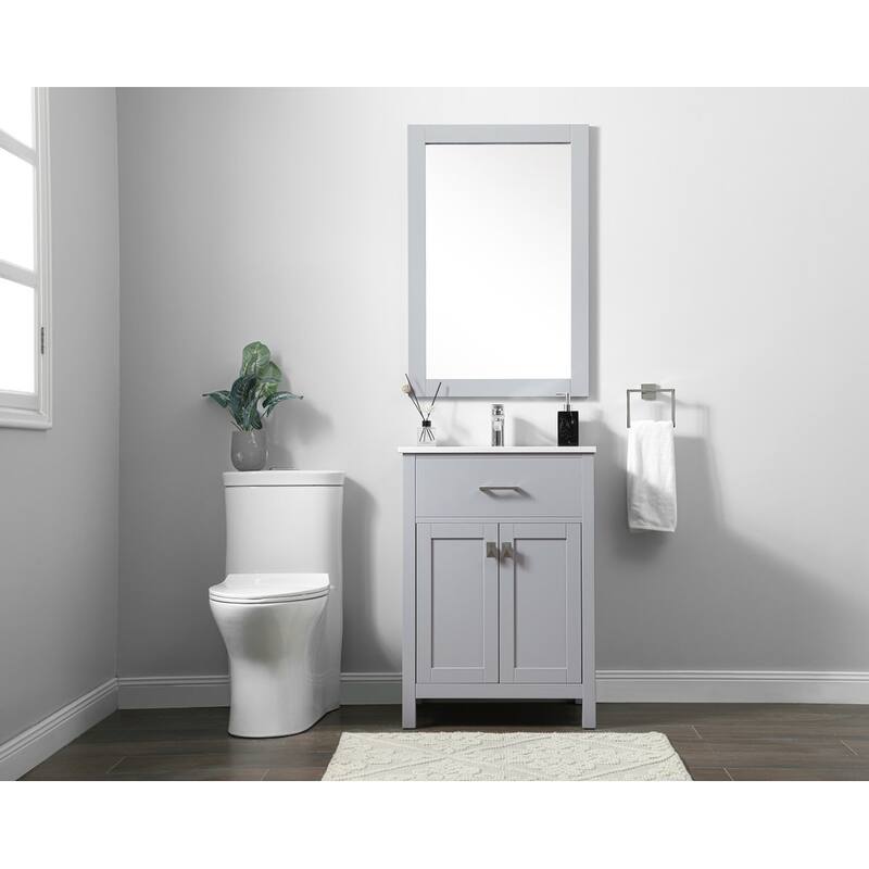 Elegant Lighting VF28824 Harrison 24" Free Standing Single Basin