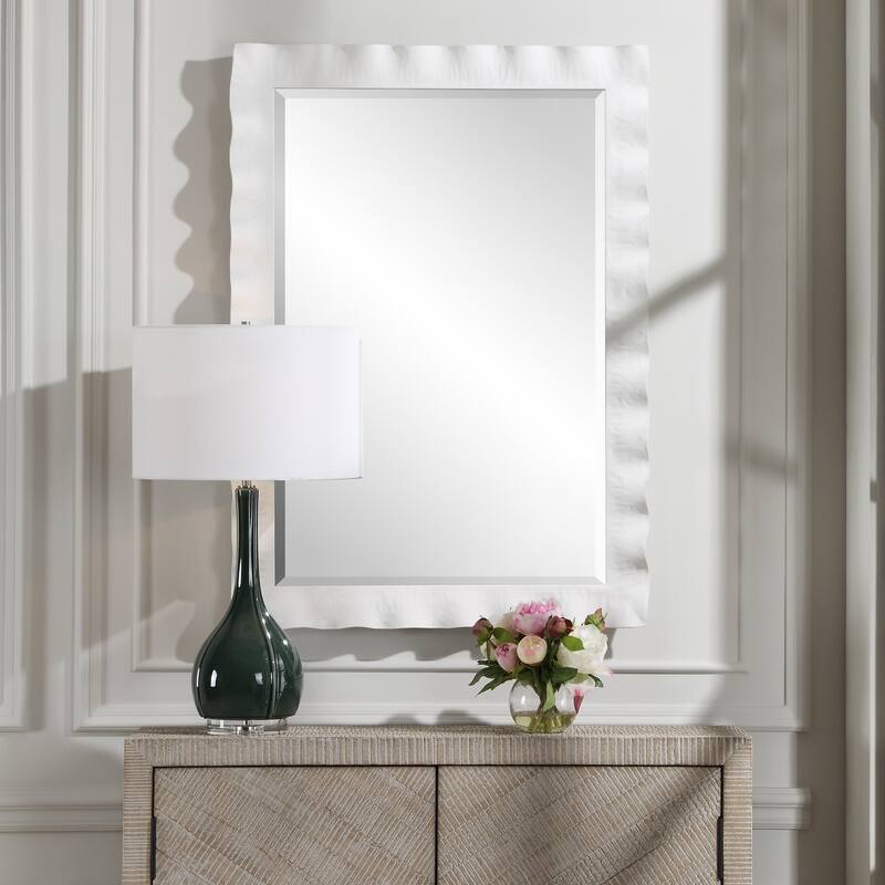 Uttermost 09981 Haya 28-1/4" W x 40" H Rectangular Framed Bathroom