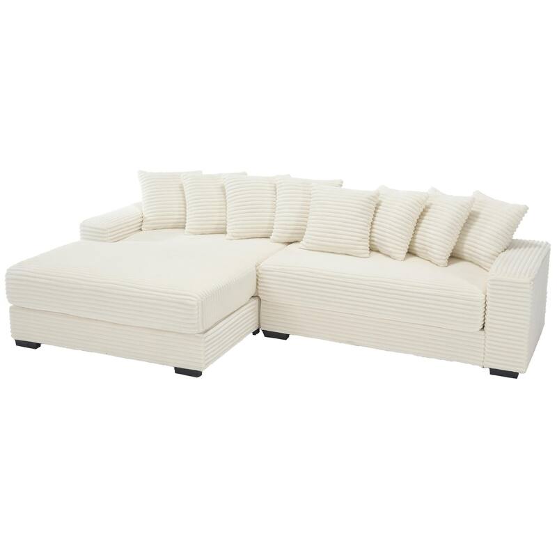 Oversized Two-Piece Couches Left Chaise Daybed