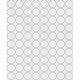 preview thumbnail 3 of 10, Seabrook Designs Round Geometric Non-Woven Unpasted Wallpaper 20.9 in. W x 33 ft. L - Linen & Metallic Silver