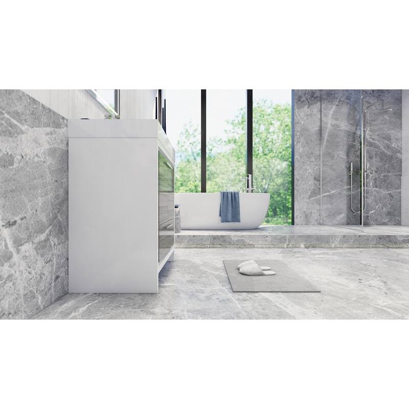 Dove 30'' Freestanding Vanity with Reinforced Acrylic Sink