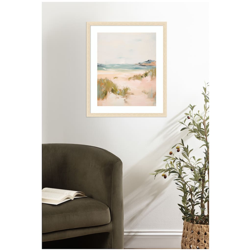 Kate and Laurel Tranquil Landscape V expansion by Amy Lighthall Framed Wall Art Print
