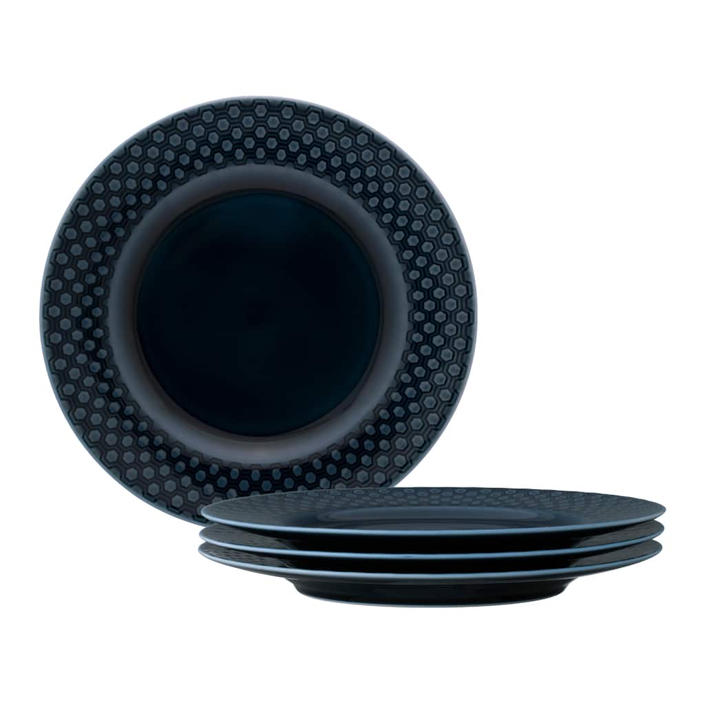 Kikko Set of 4 Salad Plates, 8.25"