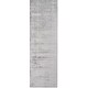 preview thumbnail 3 of 21, Handmade Lambersart Viscose Area Rug Charcoal - 2'6" x 8'