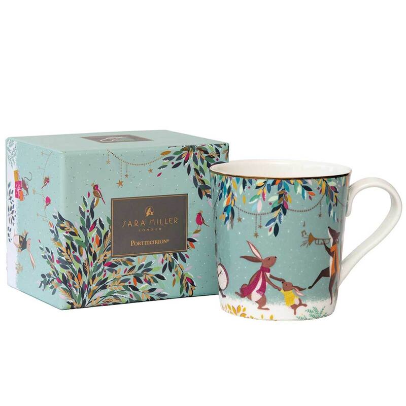 Portmeirion Sara Miller Woodland Tales Mug, Skaters