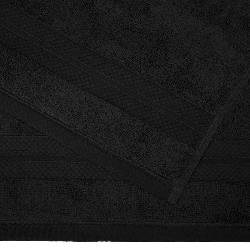Superior Turkish Cotton Solid Heavyweight Bath Sheet Set of 2