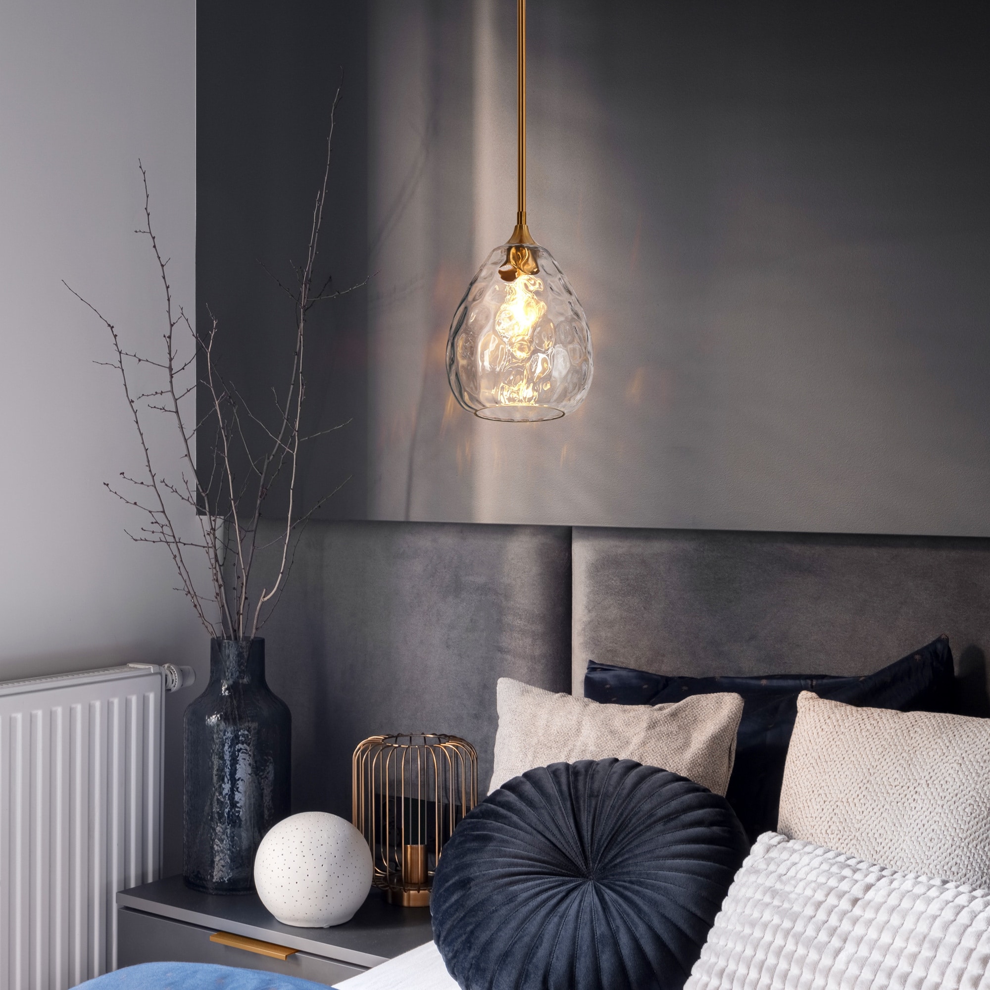 Grey teardrop pendant light 2025