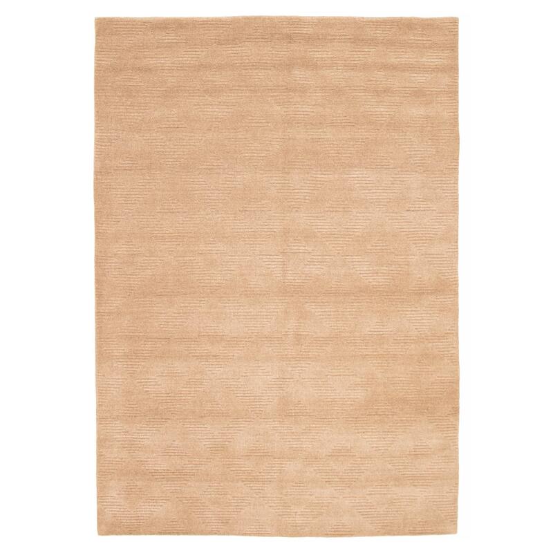 Kashkuli Gabbeh Tan Rug 6'6" x 9'2" - 6'6 x 9'2 - Tan - 6'6 x 9'2