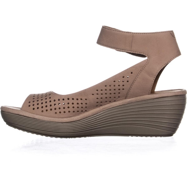 clarks reedly salene womens wedge sandals