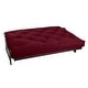 preview thumbnail 30 of 153, Porch & Den Owsley Queen-size 8-inch Tufted Futon Mattress