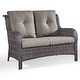 preview thumbnail 26 of 58, Gymojoy Outdoor High-back Wicker Loveseat Sofa For Home Garden
