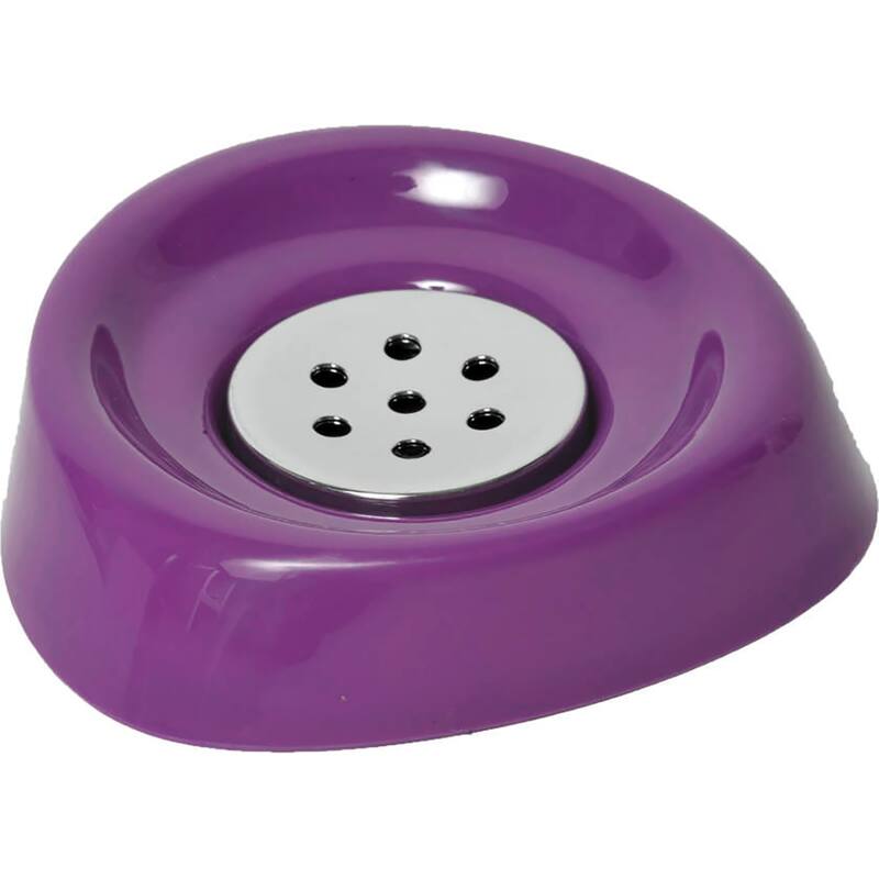 Soap Dish Cup Holder Drain Plug Design - 5 L x 5 W x 1 H