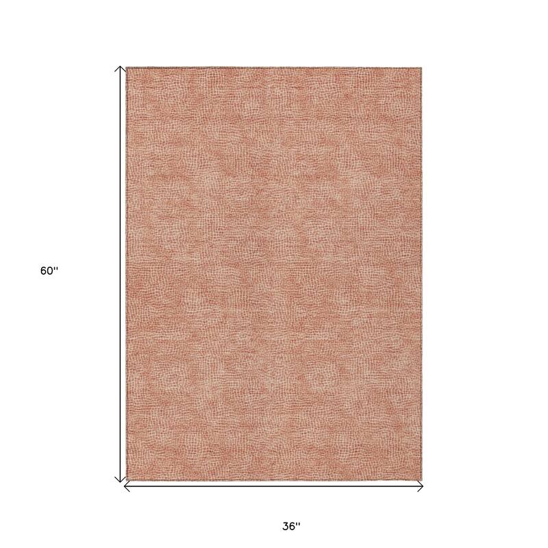 HomeRoots Geometric Transitional Rectangle Outdoor Rug