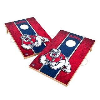 Vintage Fresno State Bulldogs 2x4 Tailgate Cornhole Boards