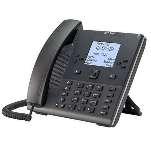 "Mitel 6392 2-Line Corded Analog Business Phone"