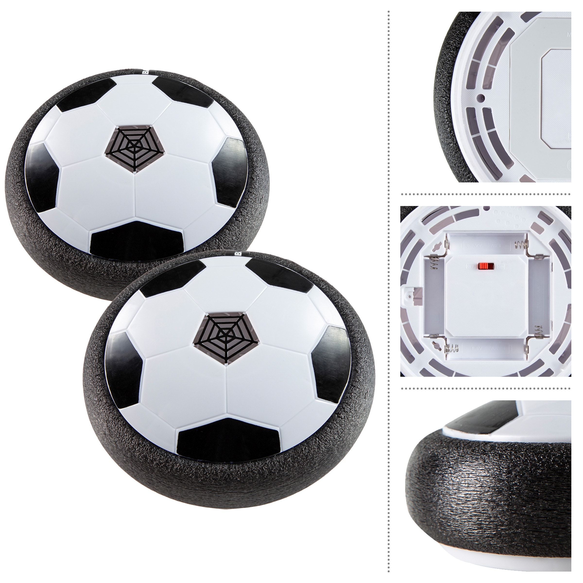 Trademark Games Hover Ball 2-Pack Air Soccer Balls with Soft Bumpers