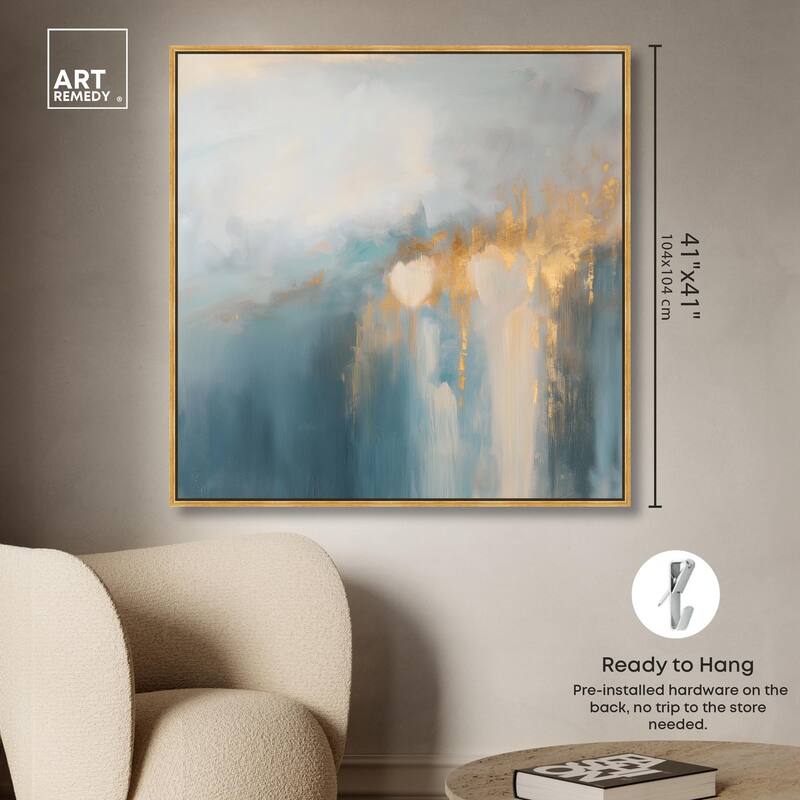 Golden Tears II Canvas by Art Remedy